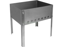Мангал 300x250x300 (0,5 мм.) ДЫМОК супер эконом, б/ш шампуров