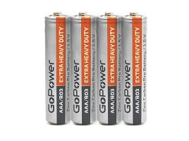 Батарейка GoPower ААА (R03) солевая