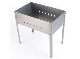 Мангал 500x300x140x0,5 мм., в коробке, 5 шампуров М-4