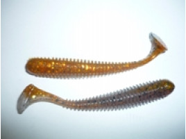 Виброхвост MEREGA Dancing Worm (съедобная), р.75 мм., цвет Z 06, кальмар MSB5-756-S