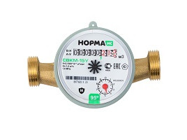 Счетчик воды НОРМА-ИС СВКМ-15У (антимагнитный) без м/к 2024г. (май)