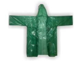 Плащ дождевик полиэтиленовый на кнопках р.60-62