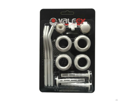 Комплект для монтажа радиатора 1x1/2 с 3-мя кронштейнами Valfex